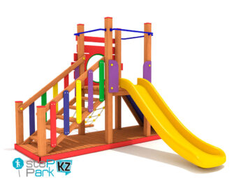 Деревянные детские игровые комплексы Climbing Playground