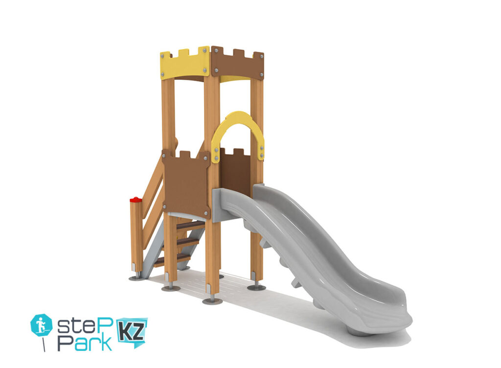 ADK 1A — Детский игровой комплекс «Замок» с одной башней